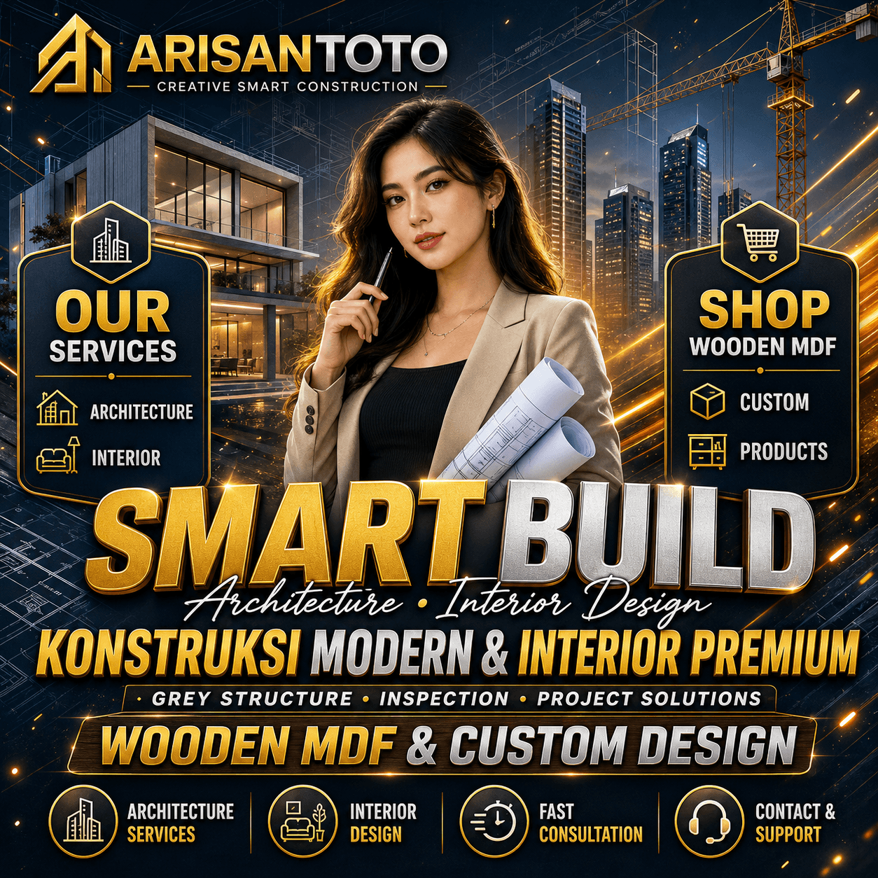 ARISANTOTO : Smart Build Premium dari Inspirasi Creative Construction